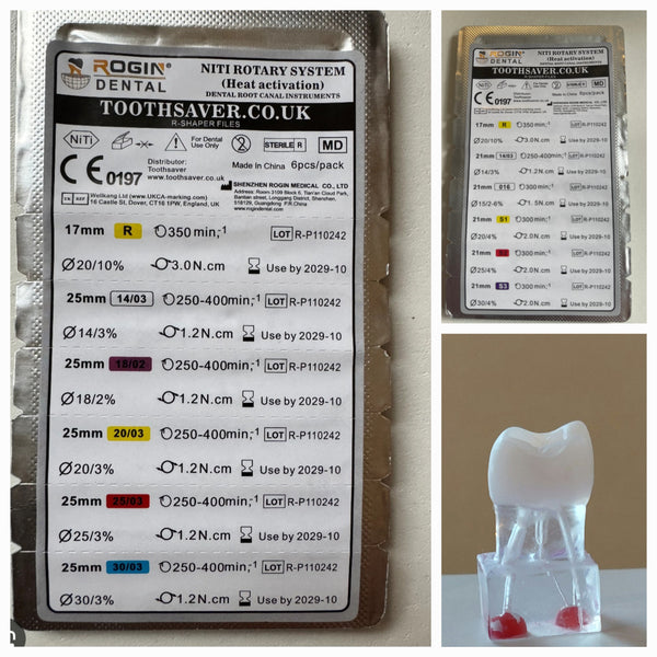 Toothsaver File with Model Tooth (Calcified & Curved Canals)