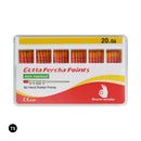 Gutta Percha from Cerkamed, DiaDent, SureEndo, available in non standard sizes from Toothsaver.co.uk