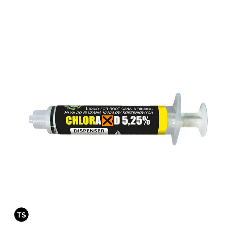 Chloraxid NaCOl Liquid for root canal rinsing by Cerkamed