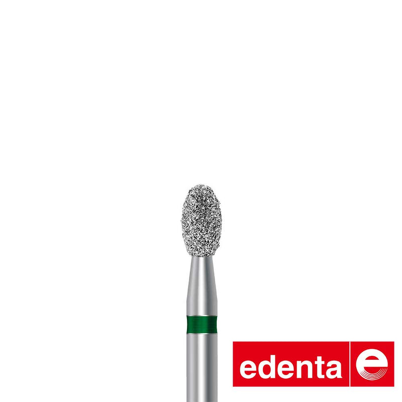 Rugby shaped diamond bur for reducing cusps 5 burs