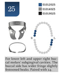 Rubber Dam Clamp no. 25 Glossy