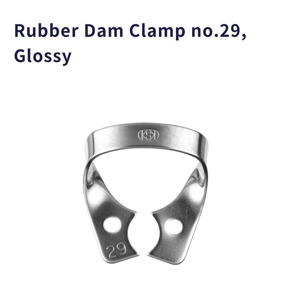 Rubber Dam Clamp no. 29 Glossy