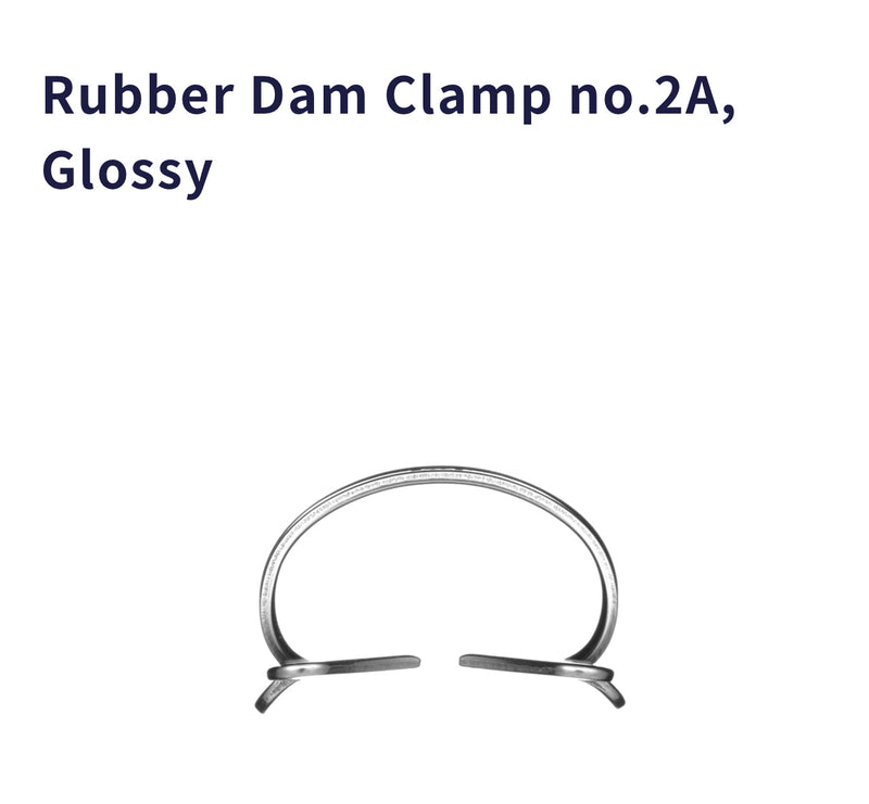 Rubber Dam Clamp no. 2a Glossy