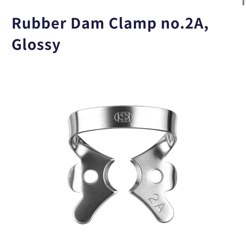 Rubber Dam Clamp no. 2a Glossy