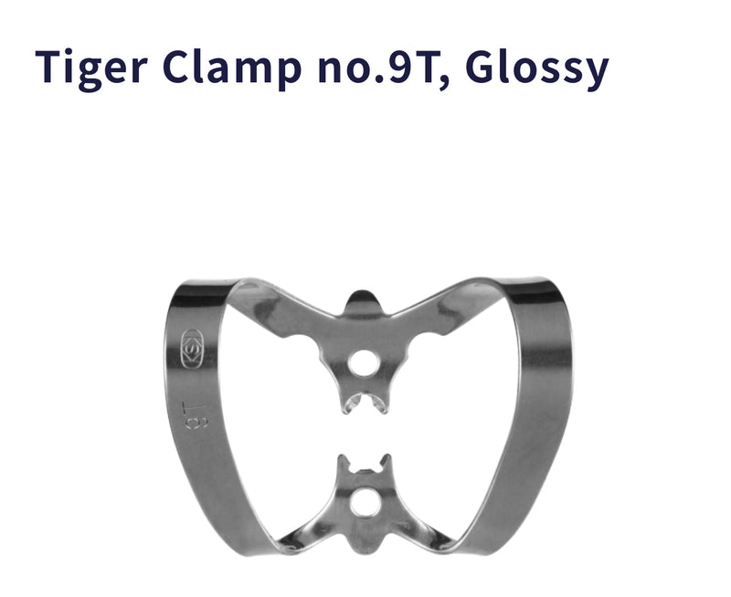 Rubber Dam Tiger Clamp no. 9T Glossy