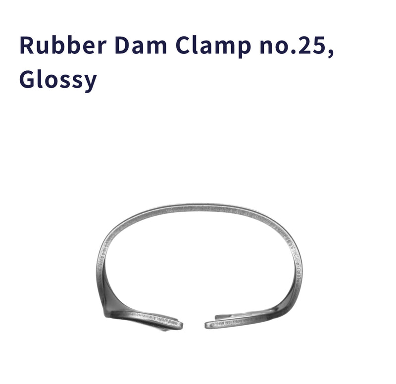 Rubber Dam Clamp no. 25 Glossy