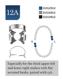 Rubber Dam Clamp no. 12a Glossy