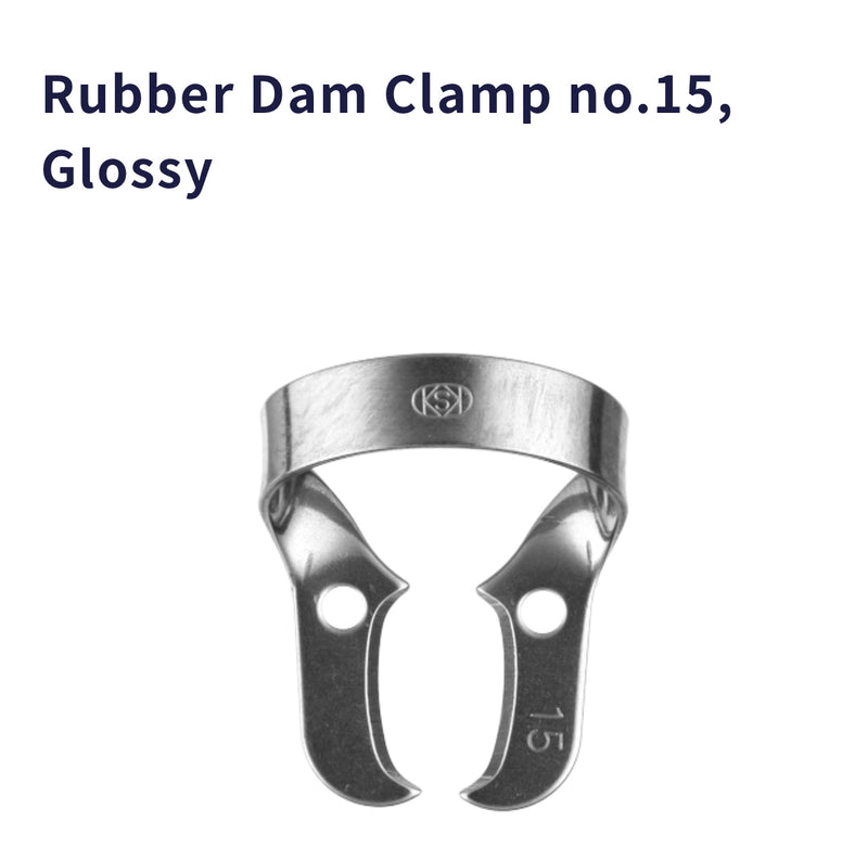 Rubber Dam Clamp no. 15 Glossy