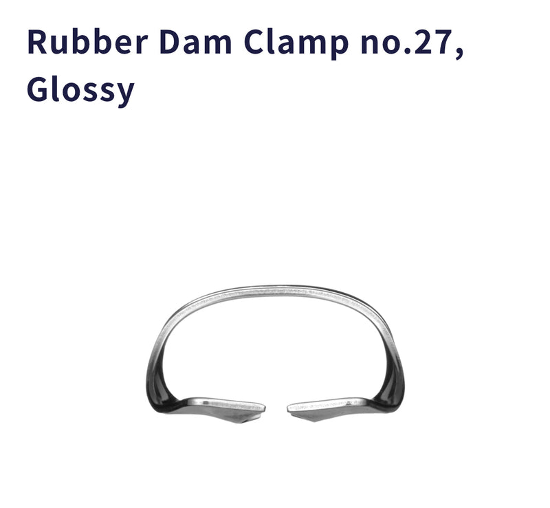 Rubber Dam Clamp no. 27 Glossy