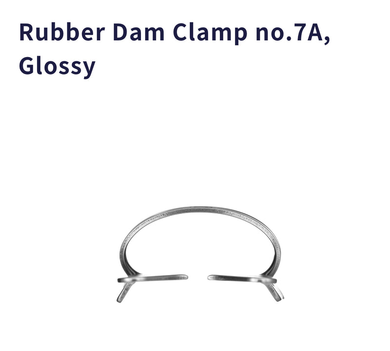 Rubber Dam Clamp no. 7a Glossy