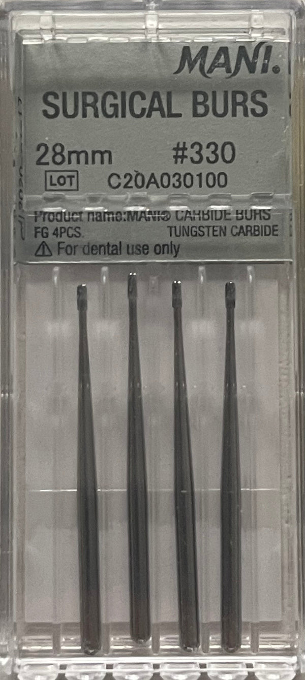 Mani surgical bur 28mm/#330