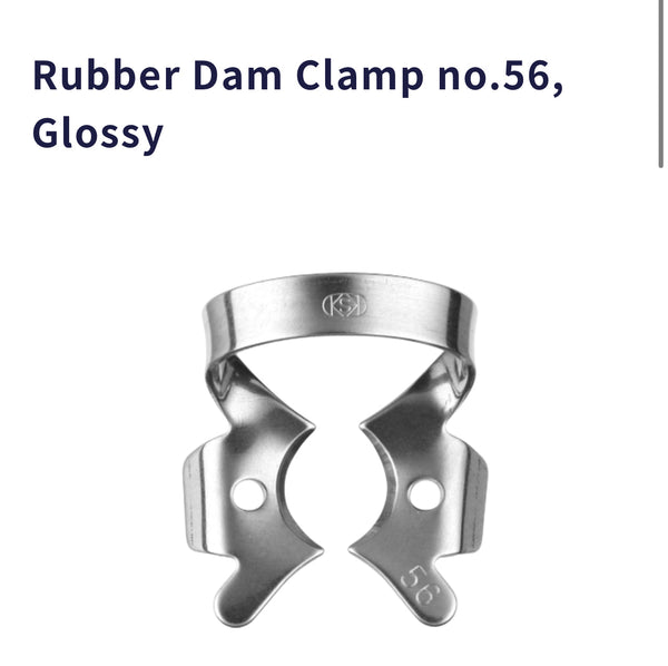 Rubber Dam Clamp no. 56 Glossy