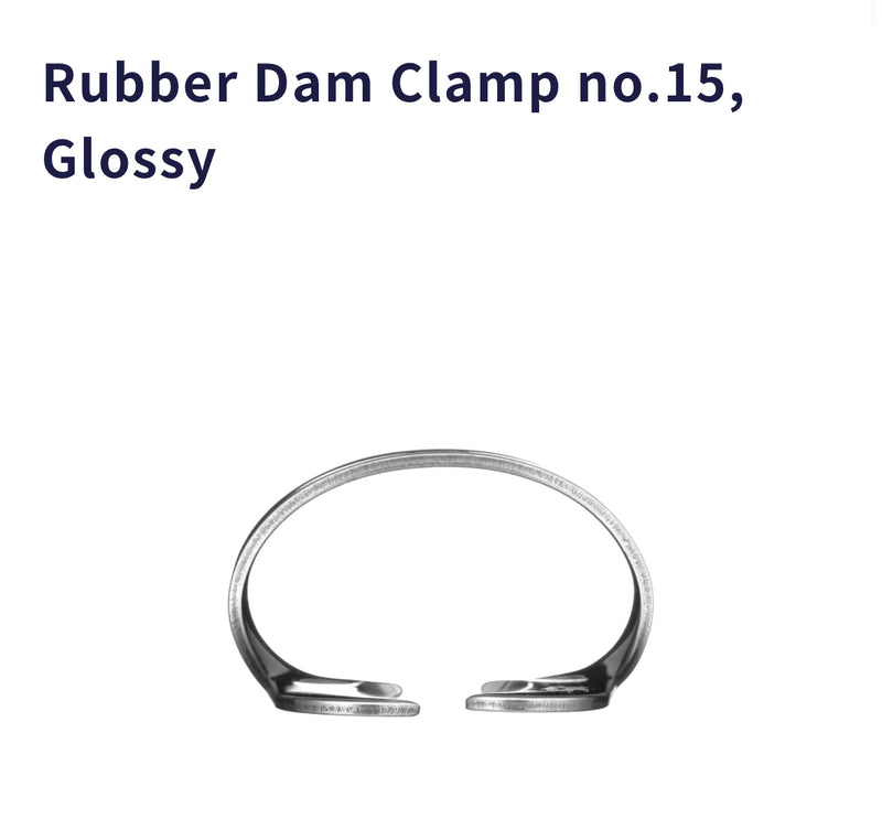 Rubber Dam Clamp no. 15 Glossy