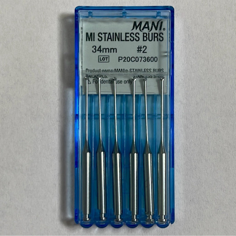 Mani Minimium Intervention Stainless burs